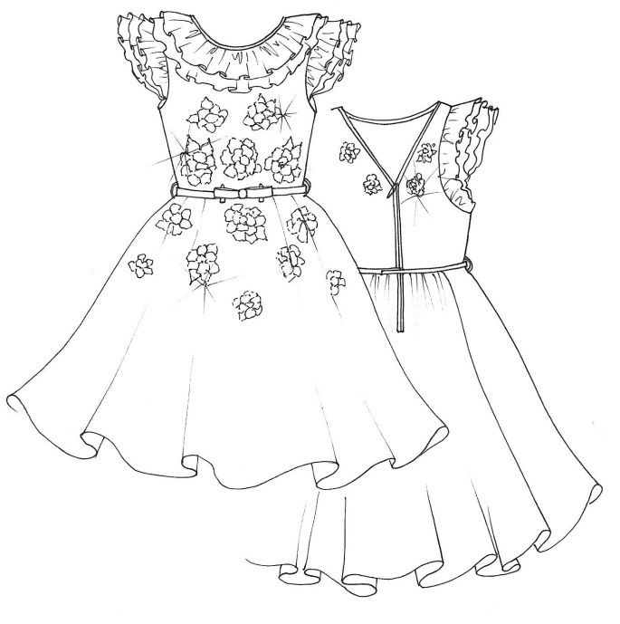 Blossom model sketch